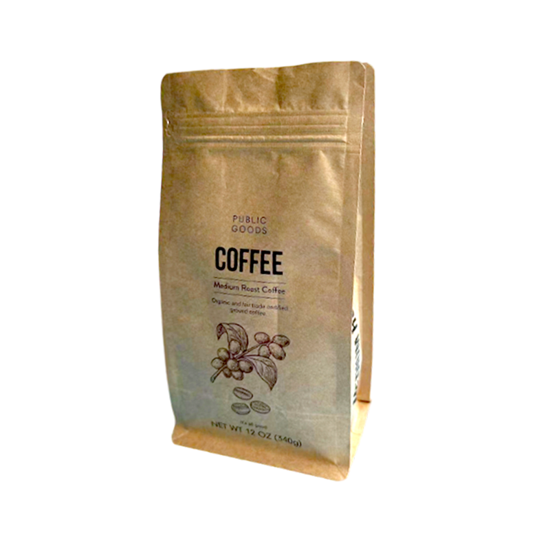 Hård, holdbar, åndbar, rivefast nedbrydelig kraftpapirpose Hård, holdbar, åndbar, rivefast nedbrydelig kraftpapirpose