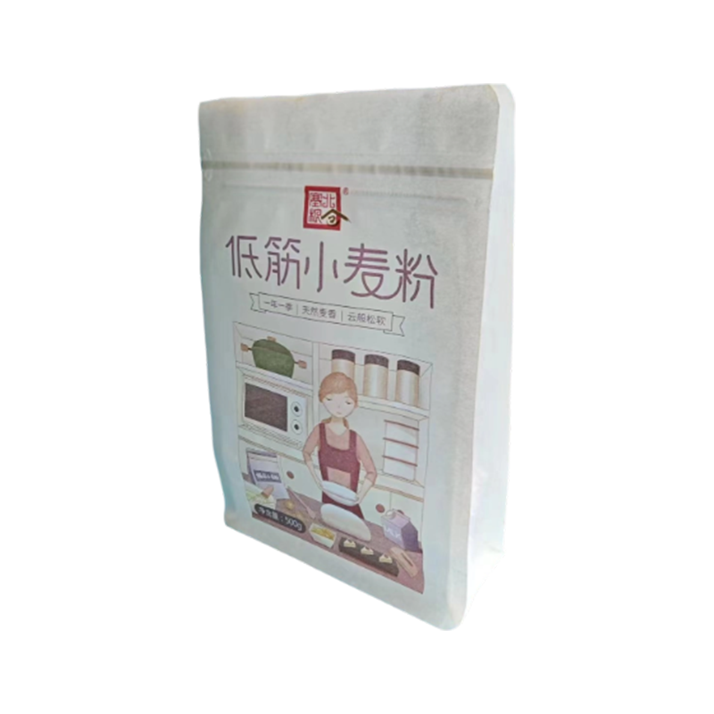 Hård, holdbar, åndbar, rivefast nedbrydelig kraftpapirpose Hård, holdbar, åndbar, rivefast nedbrydelig kraftpapirpose